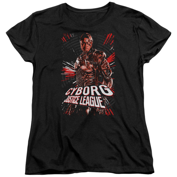 Justice League Movie - Cyborg Women's Short Sleeve