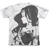 Justice League Movie - Ww Profile Adult Regular Fit Short Sleeve 65 - 35 Poly - Cotton