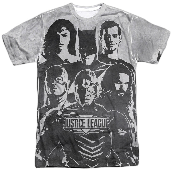 Justice League Movie - The League Adult Regular Fit Short Sleeve 100% Poly