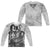 Justice League Movie - The League (Front - Back Print) L - S Adult Poly Crew