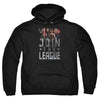 Justice League Movie - Join The League Adult Pullover Hoodie