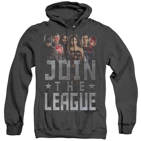 Justice League Movie - Join The League Adult Heather Hoodie