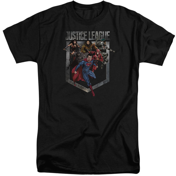 Justice League Movie - Charge Adult Tall Fit Short Sleeve