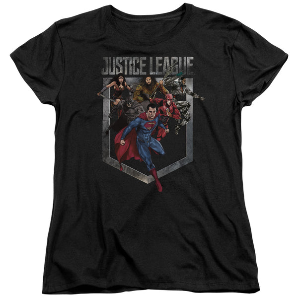 Justice League Movie - Charge Women's Short Sleeve