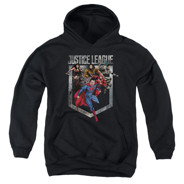 Justice League Movie - Charge Youth Hooded Sweatshirt