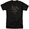 Justice League Movie - Batmobile Adult Tall Fit Short Sleeve