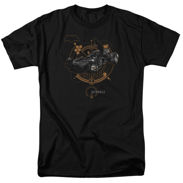 Justice League Movie - Batmobile Adult Regular Fit Short Sleeve