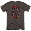 Justice League Movie - League Of Six Adult Regular Fit Short Sleeve