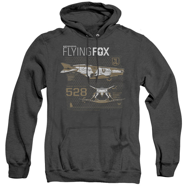 Justice League Movie - Flying Fox Adult Heather Hoodie