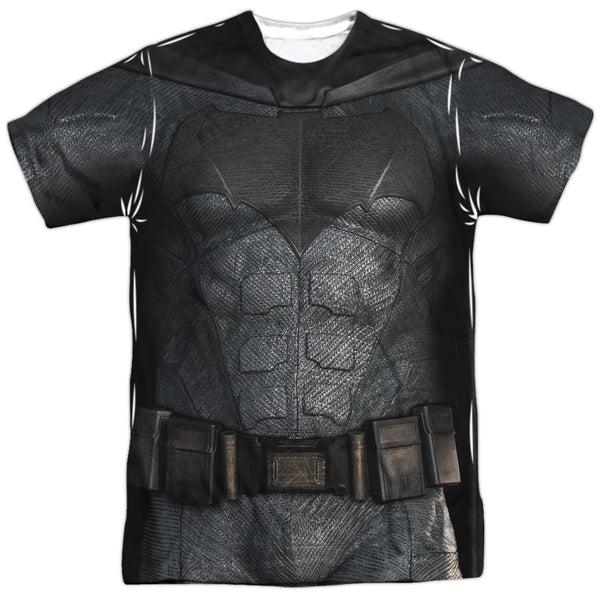 Justice League Movie - Batman Uniform Adult Regular Fit Short Sleeve 100% Poly