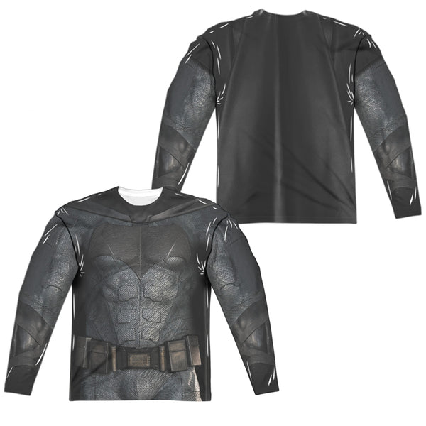 Justice League Movie - Batman Uniform (Front - Back Print) L - S Adult Poly Crew