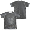 Justice League Movie - Batman Uniform (Front - Back Print) Adult Regular Fit Short Sleeve 65 - 35 Poly - Cotton