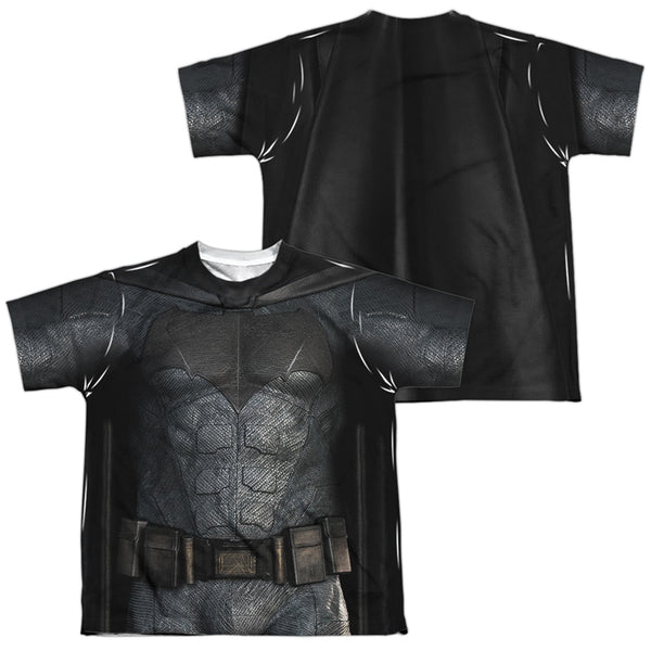Justice League Movie - Batman Uniform (Front - Back Print) Youth Short Sleeve 100% Poly