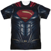 Justice League Movie - Superman Uniform Adult Regular Fit Short Sleeve 100% Poly
