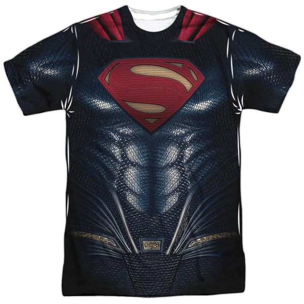 Justice League Movie - Superman Uniform Adult Regular Fit Short Sleeve 100% Poly