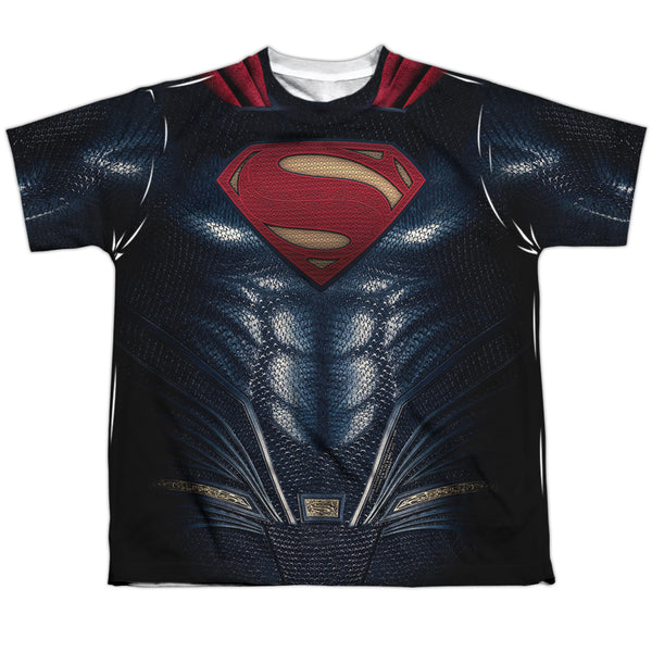 Justice League Movie - Superman Uniform Youth Short Sleeve 100% Poly