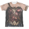 Justice League Movie - Wonder Woman Uniform Adult Regular Fit Short Sleeve 65 - 35 Poly - Cotton