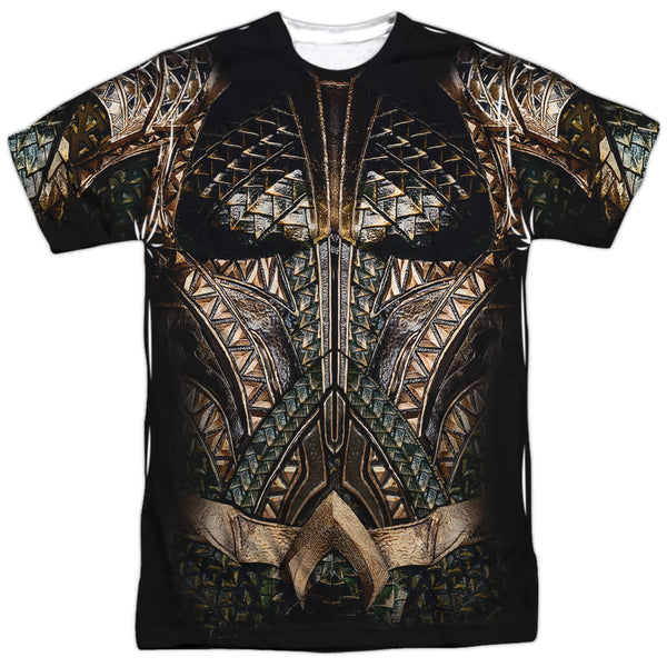 Justice League Movie - Aquaman Uniform Adult Regular Fit Short Sleeve 100% Poly