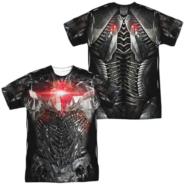 Justice League Movie - Cyborg Uniform (Front - Back Print) Adult Regular Fit Short Sleeve 100% Poly