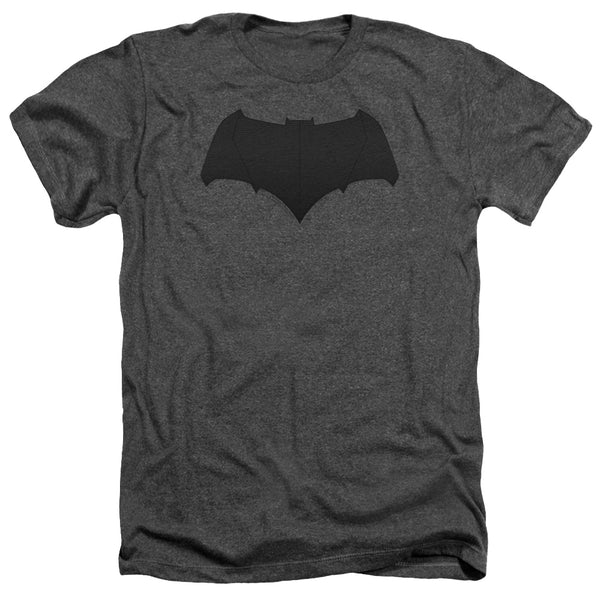 Justice League Movie - Batman Logo Adult Regular Fit Heather Short Sleeve