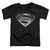 Justice League Movie - Superman Symbol Black Suit Toddler Short Sleeve