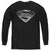 Justice League Movie - Superman Symbol Black Suit L - S Youth