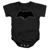 Justice League Movie - Batman Logo Gray Outline Infant Snapsuit