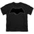 Justice League Movie - Batman Logo Gray Outline Youth Short Sleeve