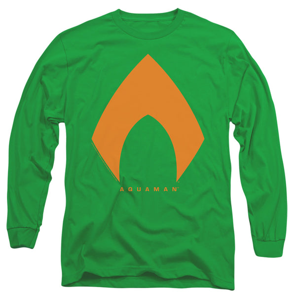 Justice League Movie - Aquaman Solid Color Adult Long Sleeve
