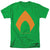 Justice League Movie - Aquaman Solid Color Adult Regular Fit Short Sleeve