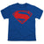 Justice League Movie - Superman Solid Color Youth Short Sleeve