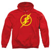 Justice League Movie - Flash Solid Color Adult Pullover Hoodie