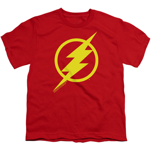 Justice League Movie - Flash Solid Color Youth Short Sleeve