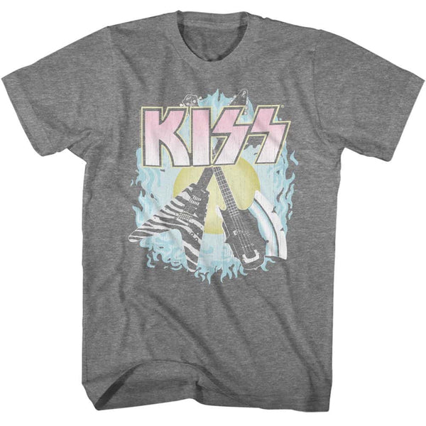 KISS Two Guitars- S/S Tshirt