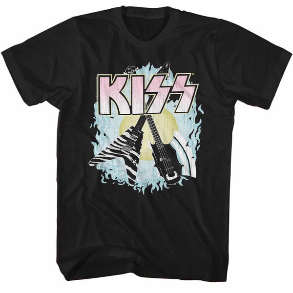 KISS Two Guitars- S/S Tshirt