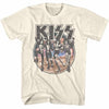 KISS Space Circle With Skeleton Band- S/S Tshirt