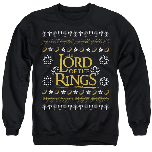 Lord Of The Rings - Ugly Christmas Logo Adult Crewneck Sweatshirt