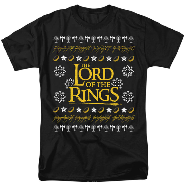 Lord Of The Rings - Ugly Christmas Logo Adult Regular Fit Short Sleeve