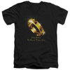 Lord Of The Rings - One Ring To Rule Them All Adult Slim Fit V Neck Cotton