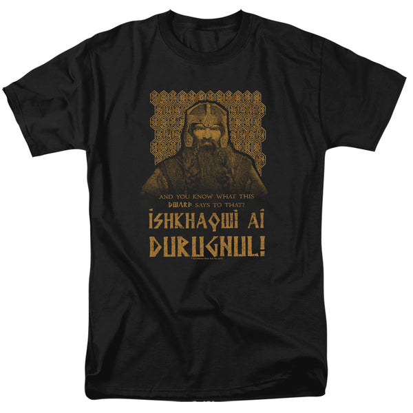 Lord Of The Rings - Ishkhaqwi Durugnul Adult Regular Fit Short Sleeve