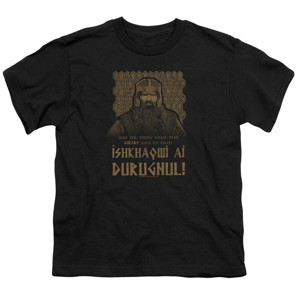 Lord Of The Rings - Ishkhaqwi Durugnul Youth Short Sleeve