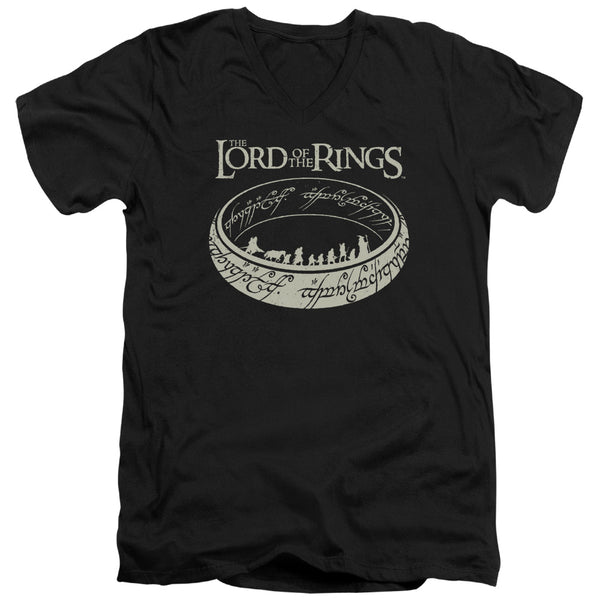 Lord Of The Rings - The Journey Adult Slim Fit V Neck Cotton