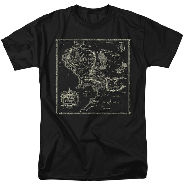 Lord Of The Rings - Map Of Me Adult Regular Fit Short Sleeve