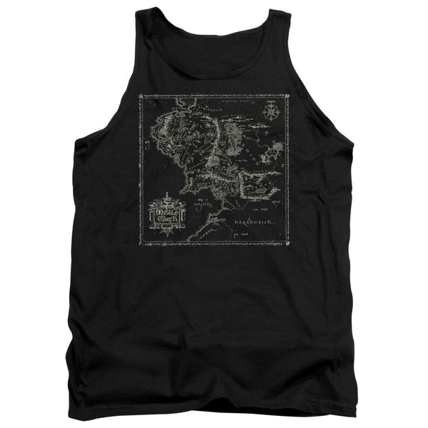Lord Of The Rings - Map Of Me Adult Tank Top