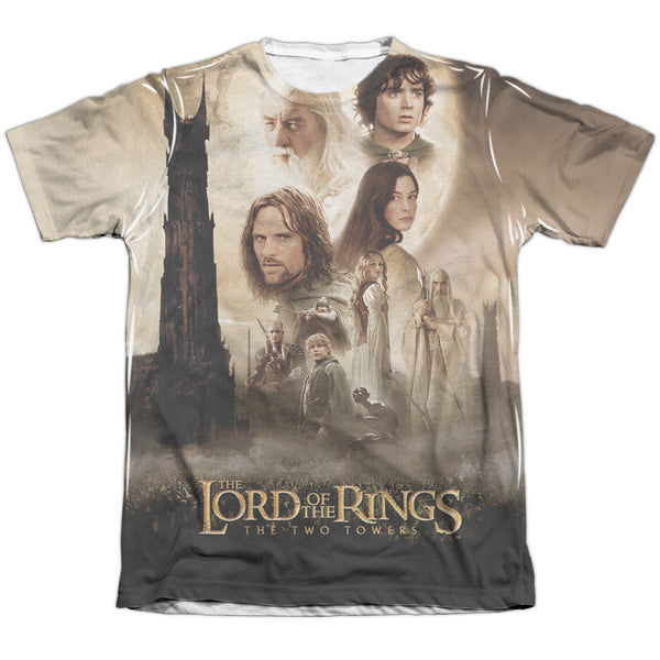 LOR - Towers Poster Adult Regular Fit Short Sleeve 65 - 35 Poly - Cotton