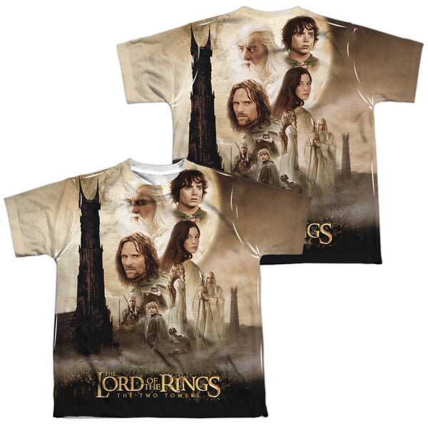 LOR - Towers Poster (Front - Back Print) Youth Short Sleeve 100% Poly