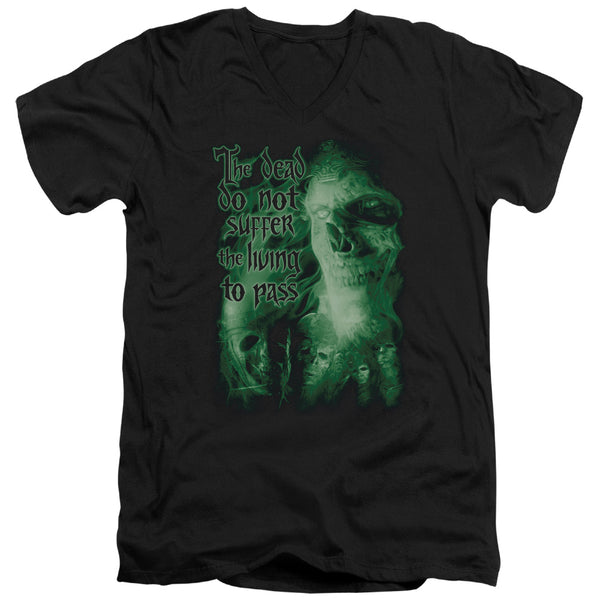 Lord of the Rings - King Of The Dead Adult Slim Fit V Neck Cotton