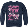 Looney Tunes - Valentine's Day Tweety Sylvester Love In The Air Adult Crewneck Sweatshirt
