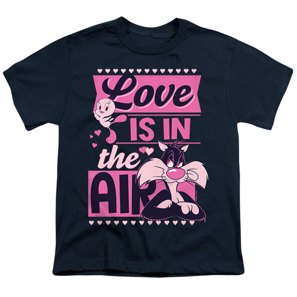 Looney Tunes - Valentine's Day Tweety Sylvester Love In The Air Youth Short Sleeve