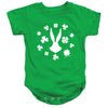 Looney Tunes - Bugs Bunny St. Patrick's Clover Silhouette Infant Snapsuit